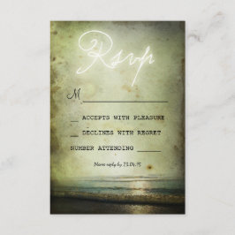 vintage BEACH WEDDING-OSA KORT