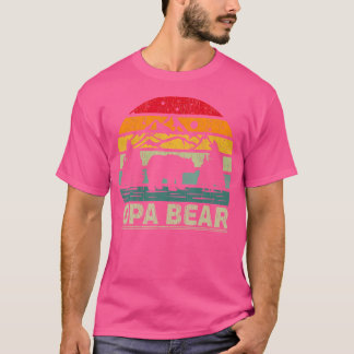 Vintage Bear Animal Lover Retro Opa Bear Camping T Shirt