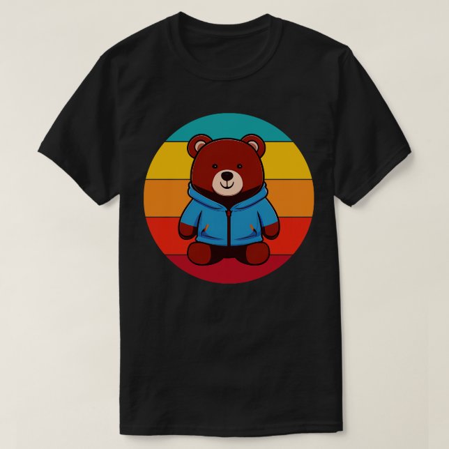 Vintage Bear T Shirt (Design framsida)