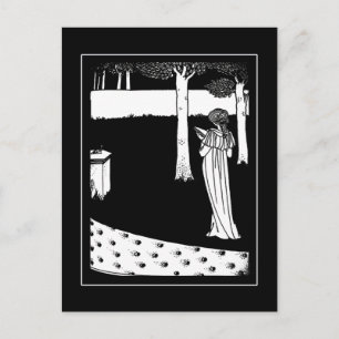 Vintage Beardsley Dam Illustration Postcard Vykort