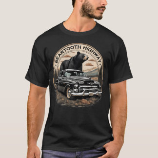 Vintage Beartooth Highway Us 212 Montana Road T Shirt