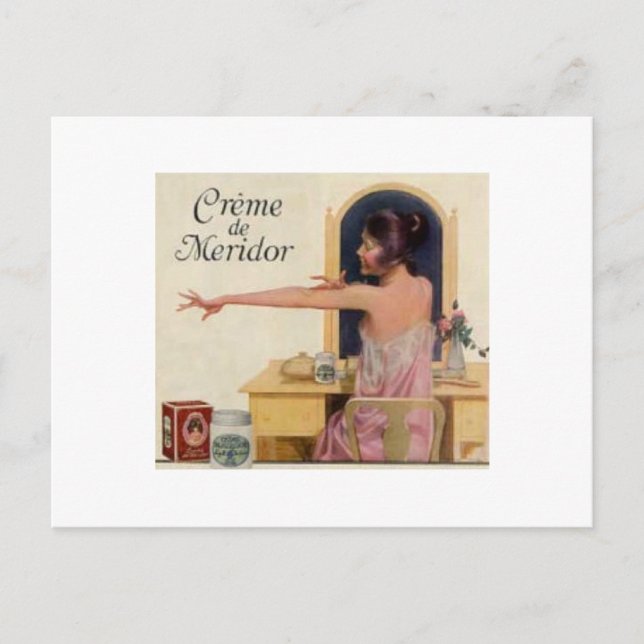 Vintage Beauty Ads Postcards Vykort (Framsida)