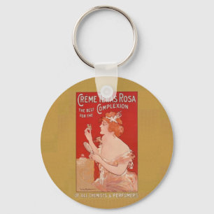 Vintage Beauty Advertisement Nyckelring