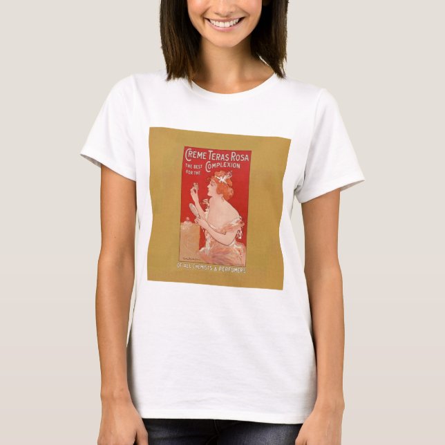 Vintage Beauty Advertisement T Shirt (Framsida)