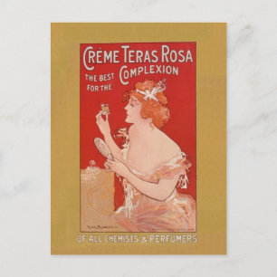 Vintage Beauty Advertisement Vykort