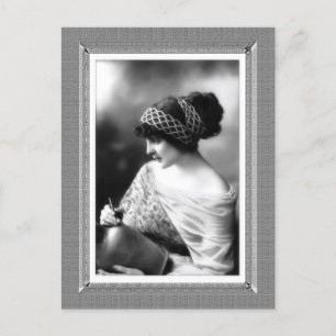 Vintage Beauty - Artisan - i svartvitt Vykort
