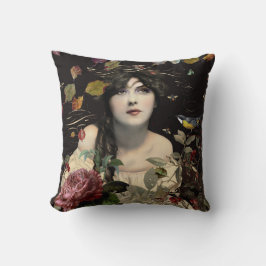 Vintage Beauty Blommigt Square Kudde