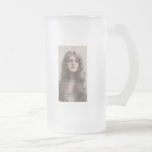 Vintage Beauty Frostat Ölglas