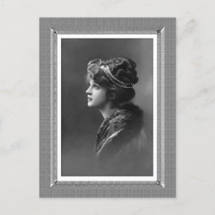 Vintage Beauty - Hope - i svartvitt Vykort