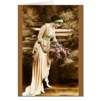 Vintage Beauty VII Hälsningskort