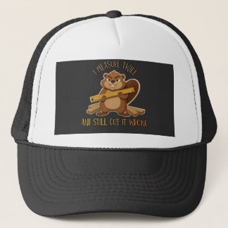 Vintage Beaver Woodworker – Jag mäter fortfarande Keps