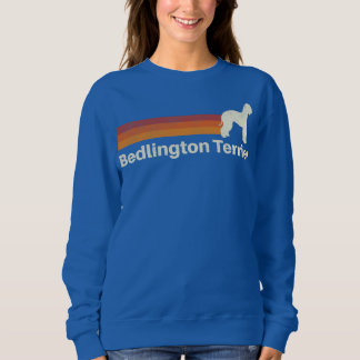 Vintage Bedlington Terrier Retro Mamma Pappa Hund  T Shirt