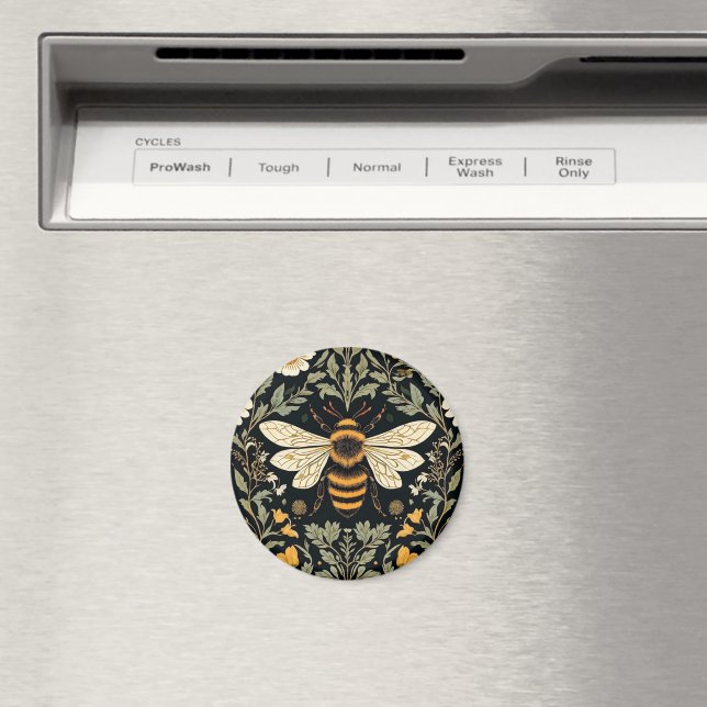 Vintage Bee Garden Magnet (In Situ (Dishwasher))