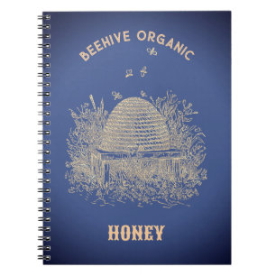 Vintage Beehive Anteckningsbok