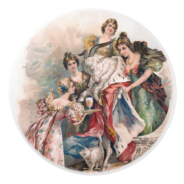 Vintage Beer Annonsering Poster Knopp (Framsidan)