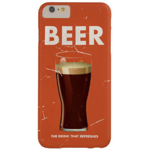 Vintage Beer Commercial poster. Barely There iPhone 6 Plus Fodral