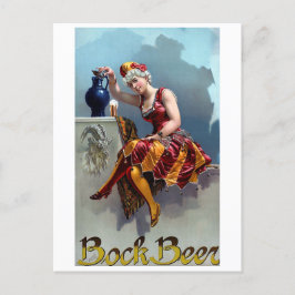 Vintage Beer poster Vykort