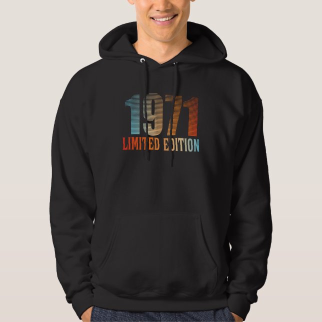 Vintage Begränsadare utgåvan Legendary 1971 Hoodie (Framsida)