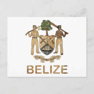 Vintage Belize Vykort