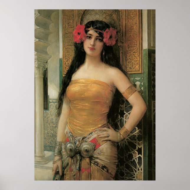 Vintage Belle-affisch Poster (Framsidan)