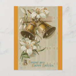 Vintage Bells and Lilies Vykort