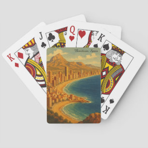 Vintage Benidorm Costa Blanca Spanien Travel Casinokort