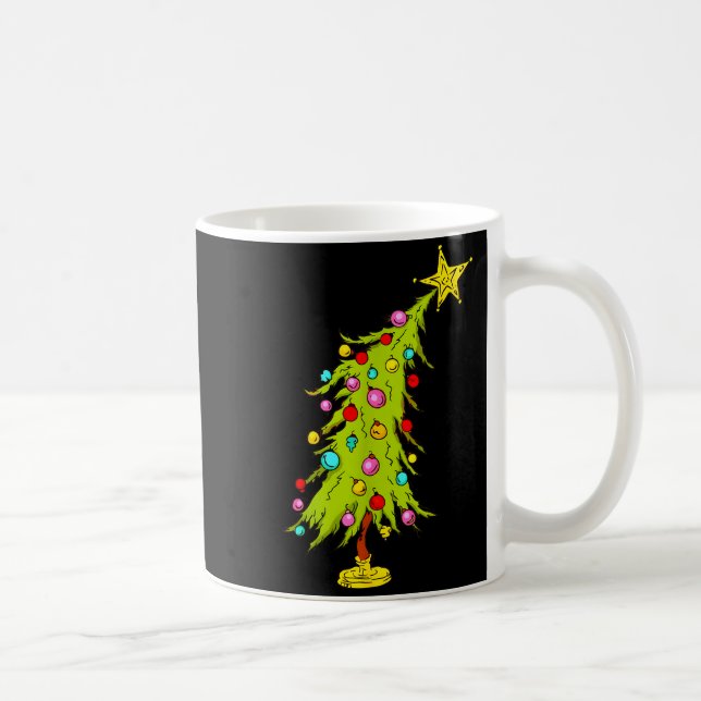 Vintage Bent Christmas Tree  Kaffemugg (Höger)