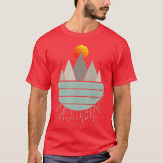 Vintage Berg Vandring Camping Klippklättring fri T Shirt