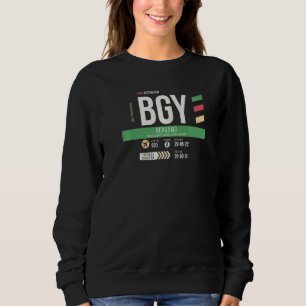 Vintage Bergamo BGY flygplats kod Retro resedag  T Shirt