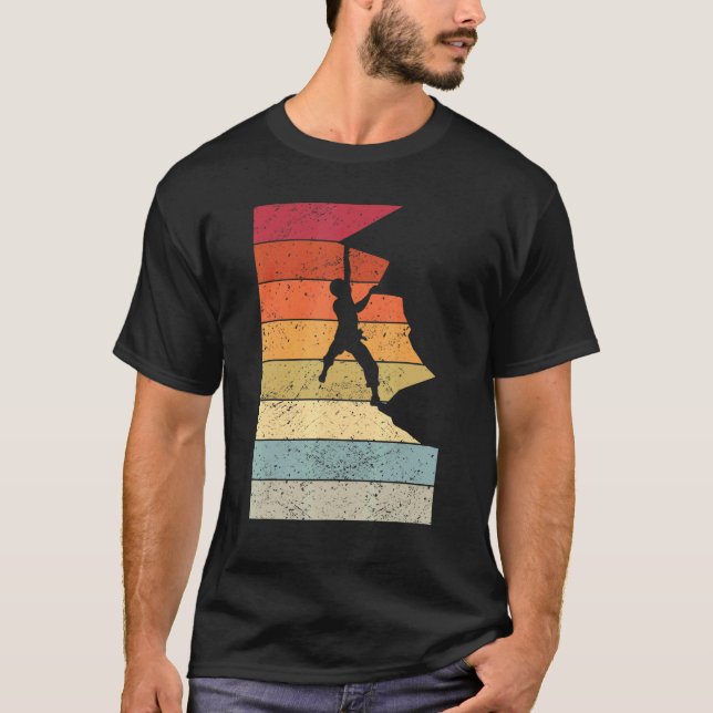 Vintage Bergsbestigning Boulding 2 T Shirt (Framsida)