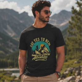| Vintage Bergsklättring Grafisk T-Shirt