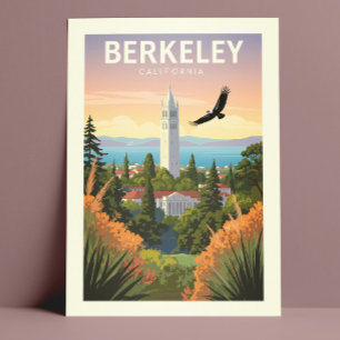 Vintage Berkeley California Vykort