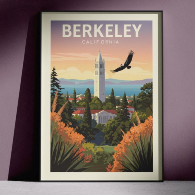Vintage Berkeley Kalifornien Poster (Skapare uppladdad)