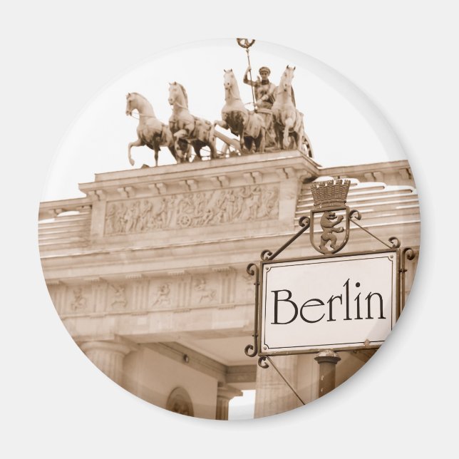 Vintage Berlins kylmagnet Magnet (Framsidan)