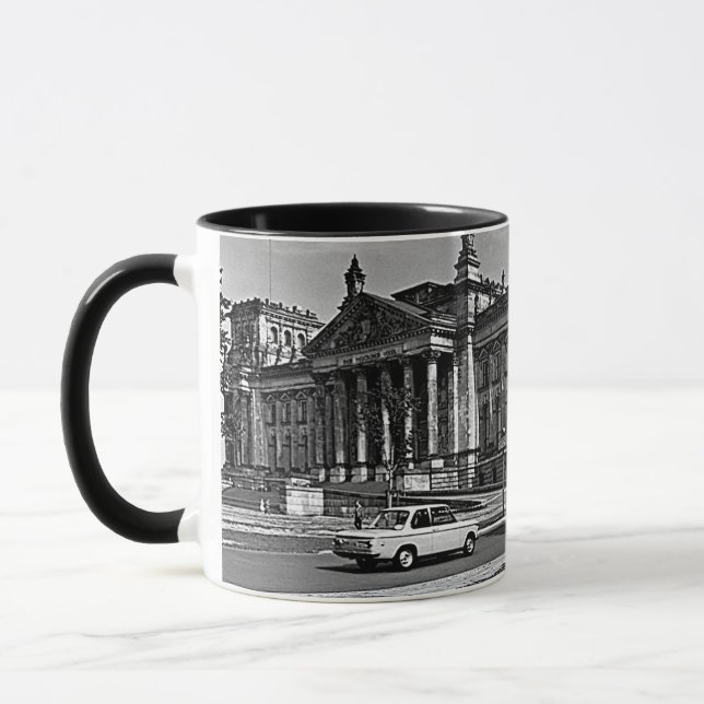 Vintage Berlins riksdag Mugg (Vänster)