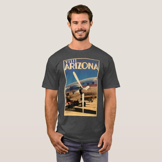 Vintage Besök Arizona T-Shirt (Hel framsida)