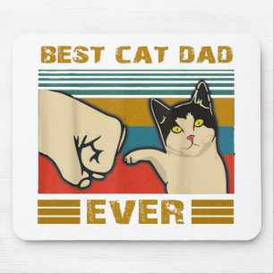 Vintage Best Cat Pappa någonsin Bump Fit Musmatta