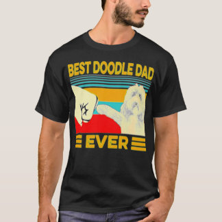 Vintage best Doodle pappa någonsin T Shirt