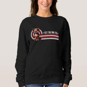 Vintage Best Hund MammaAldrig USA flagga Chihuahua T Shirt