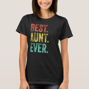 Vintage Best Moster någonsin Retro Auntie Mamma Mo T Shirt