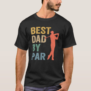Vintage Best Pappa efter Fars dag Golfing T Shirt
