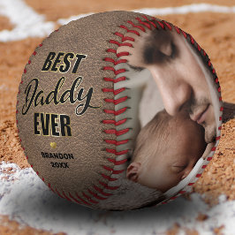 Vintage Best Pappa nånsin Photo Baseball