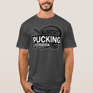 Vintage Best Pucking Pappa All Hockey Fars dag T Shirt