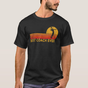 Vintage Best Volleyball Coach nånsin Volleyball Te T Shirt