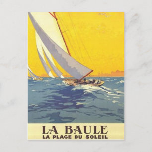 Vintage Betalar de la Loire, La Baule, Frankrike Vykort