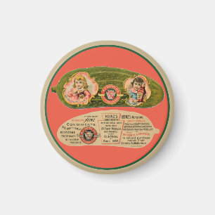 Vintage-bete-matsetikett köksmagnet magnet