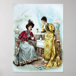 Vintage Beverage Annons Poster