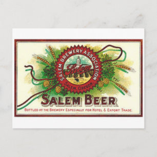 Vintage Beverage Label Postcard Vykort