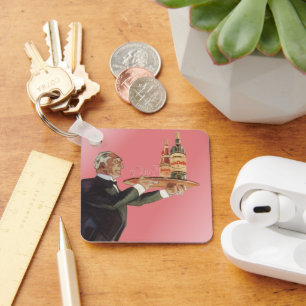 Vintage Beverages, Butler Serve Vin på fack Nyckelring