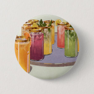 Vintage Beverages, Drinks with Ice Cubon a Tray Knapp